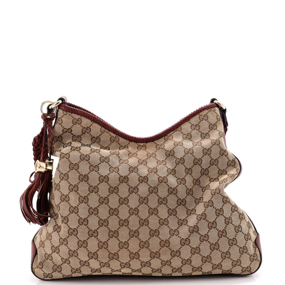 Gucci Medium Marrakech Hobo GG Canvas